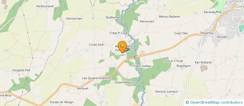 localisation de l'entreprise GROOV'AN BZH  PLOUEGAT-GUERRAND