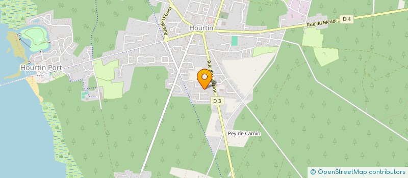 localisation de l'entreprise GROOV'IN MEDOC  HOURTIN