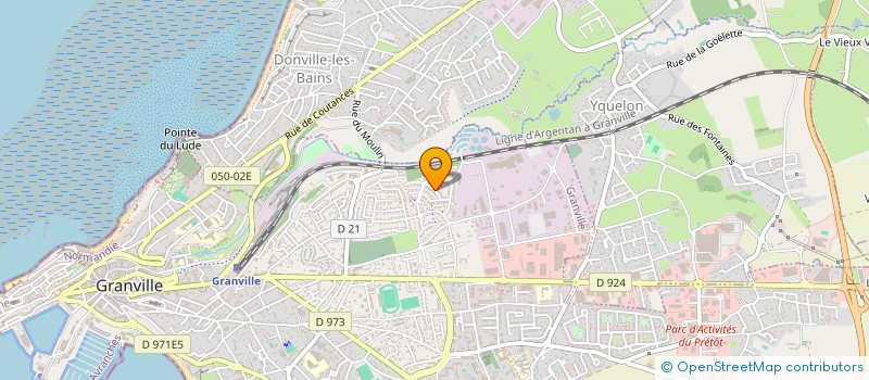 localisation de l'entreprise GROOV'LAB 50  GRANVILLE