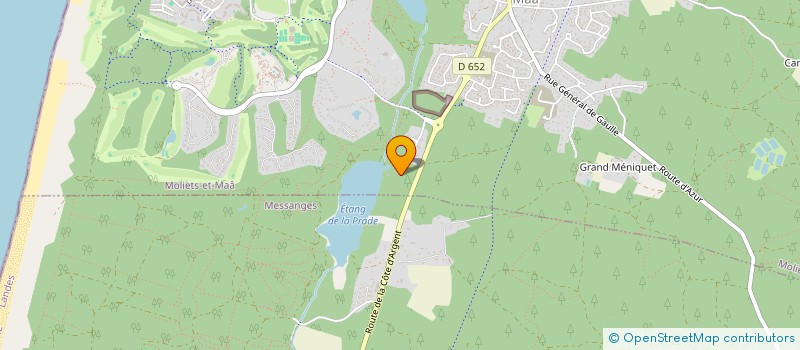 localisation de l'entreprise GROOV3-3VENT.  MOLIETS-ET-MAA