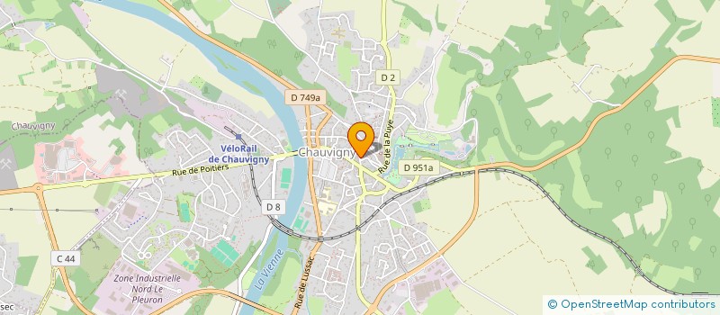 localisation de l'entreprise GROOVE  CHAUVIGNY