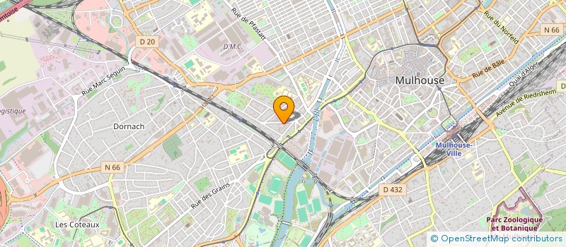 localisation de l'entreprise GROOVE ATTITUDE  MULHOUSE