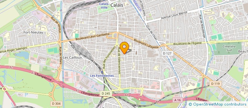 localisation de l'entreprise GROOVE DE ZINZIN  CALAIS