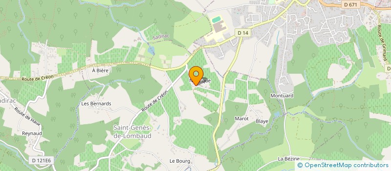 localisation de l'entreprise GROOVE INDUSTRIE  SAINT-GENES-DE-LOMBAUD