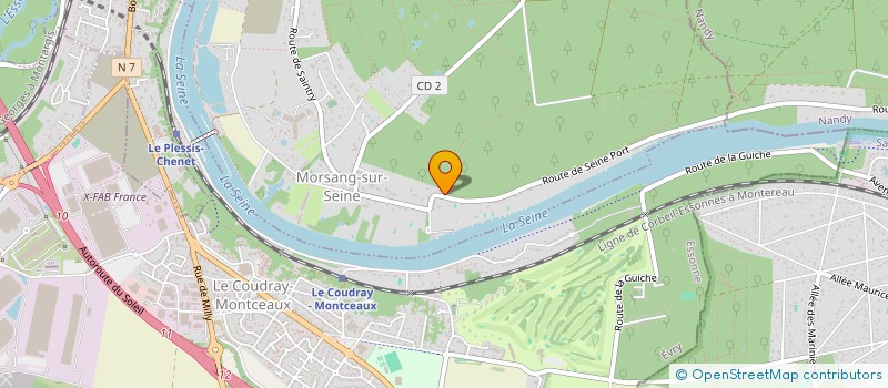 localisation de l'entreprise GROOVE LINE  SAINT-GERMAIN-LES-CORBEIL