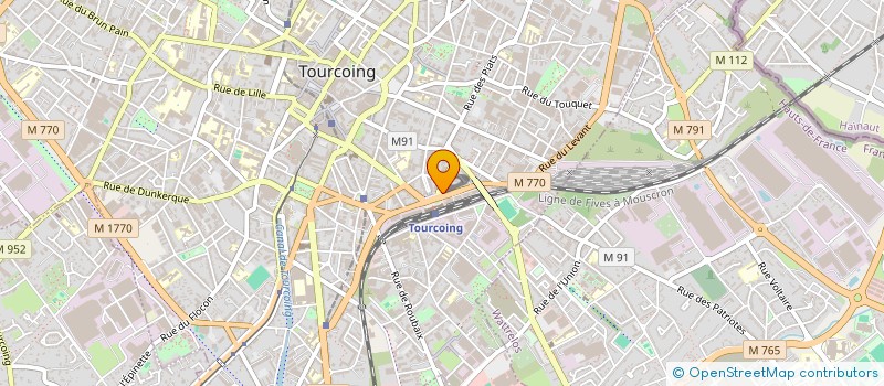 localisation de l'entreprise GROOVE QUI PEUT  TOURCOING