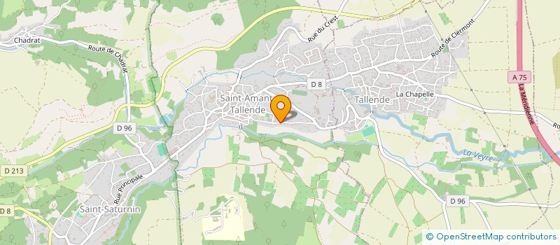 localisation de l'entreprise GROOVE'S IN THE HEART  SAINT-AMANT-TALLENDE