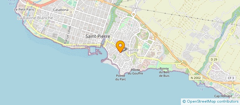 localisation de l'entreprise GROOVE SAUVAGE à SAINT-PIERRE