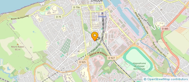 localisation de l'entreprise GROOVE SPOT PRODUCTION à DIEPPE