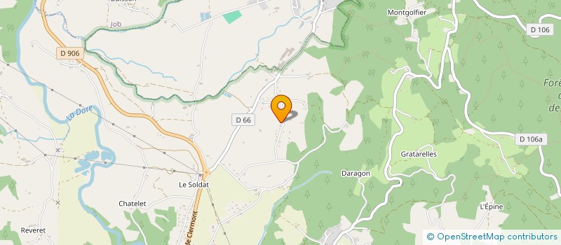 localisation de l'entreprise GROOVE THERAPY à AMBERT