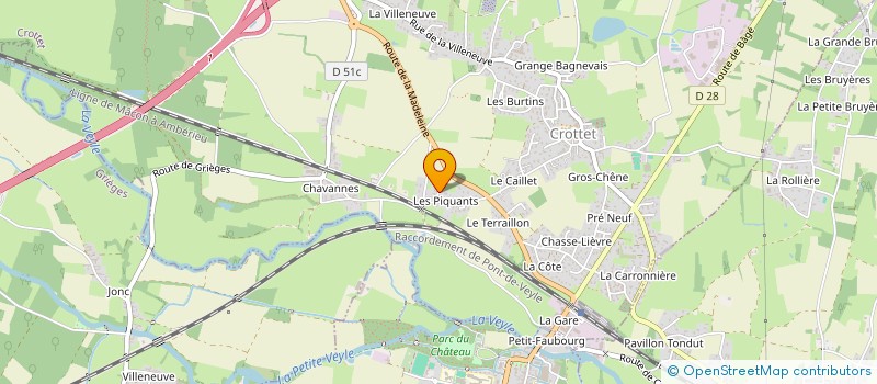 localisation de l'entreprise GROOVELAB  CROTTET