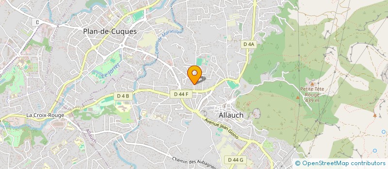 localisation de l'entreprise GROOVY  ALLAUCH