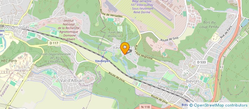 localisation de l'entreprise GROOVY SNAIL STUDIOS  BIEVRES