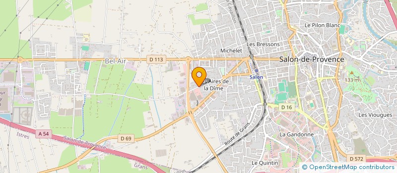 localisation de l'entreprise GROS à SALON-DE-PROVENCE
