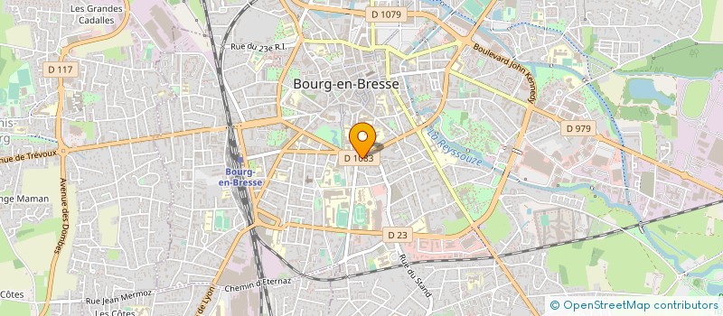 localisation de l'entreprise GROS à BOURG-EN-BRESSE