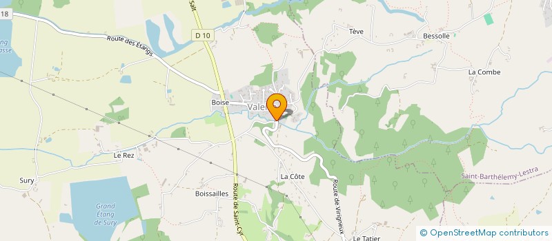 localisation de l'entreprise GROS  VALEILLE