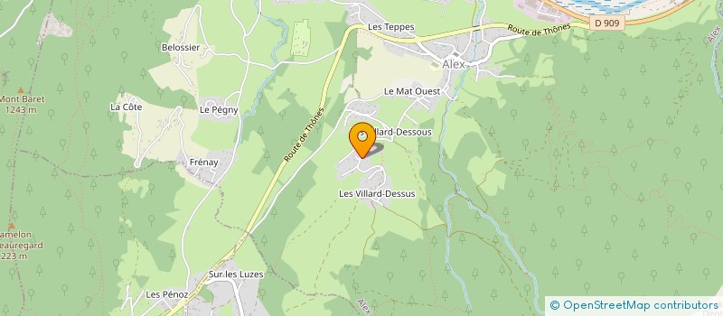 localisation de l'entreprise GROS-BONNIVARD IMMO  ALEX