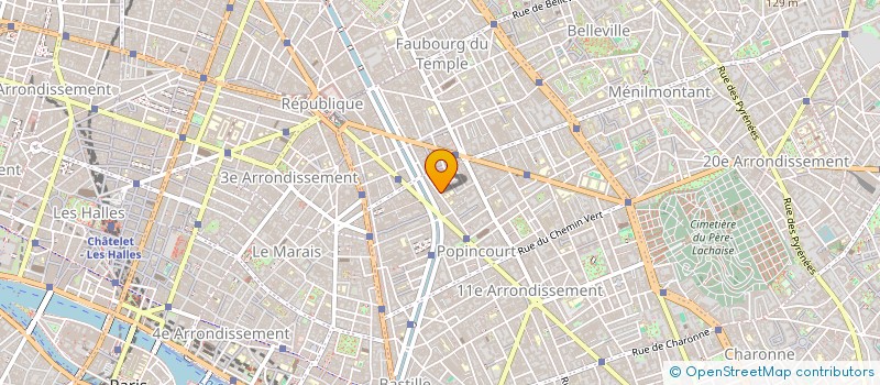 localisation de l'entreprise GROS CHAOS  PARIS