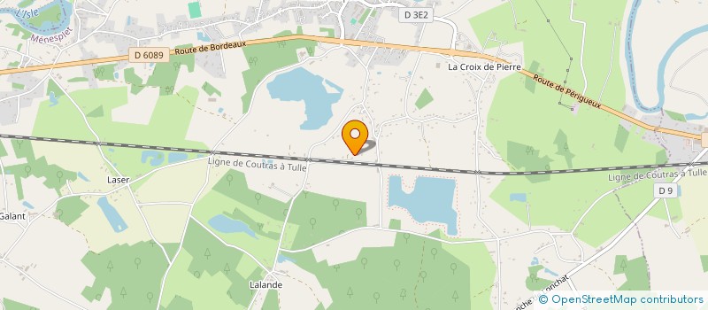 localisation de l'entreprise GROS DAVID à MENESPLET