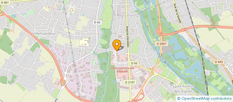 localisation de l'entreprise GROS DODO  AMILLY