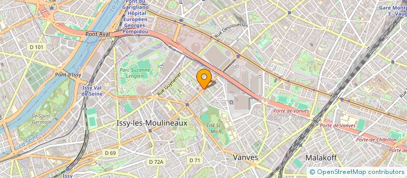 localisation de l'entreprise GROS F à ISSY-LES-MOULINEAUX
