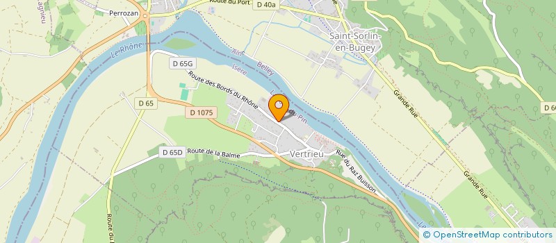 localisation de l'entreprise GROS & FRERES  VERTRIEU