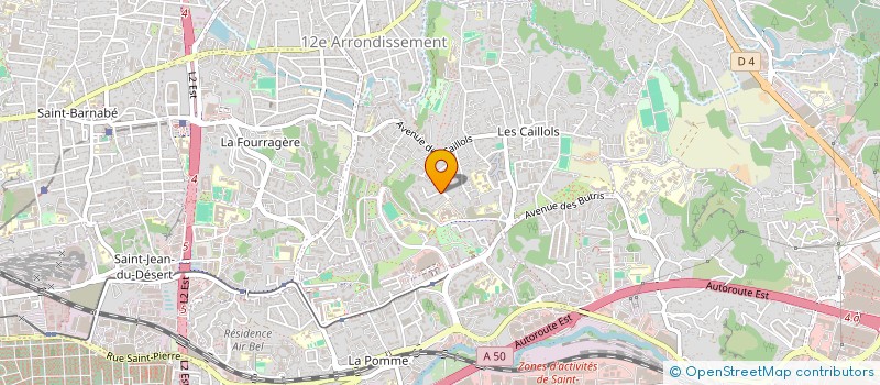 localisation de l'entreprise GROS LMNP  MARSEILLE