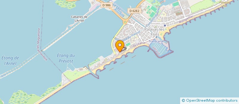 localisation de l'entreprise GROS MARGUERETTAZ INDIVISION à PALAVAS-LES-FLOTS