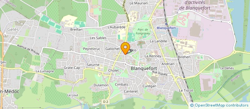 localisation de l'entreprise GROS MARTHE & PHILIPPE DANIELE à BLANQUEFORT