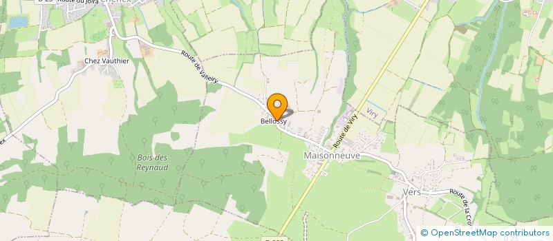 localisation de l'entreprise GROS RECOLTES  VERS