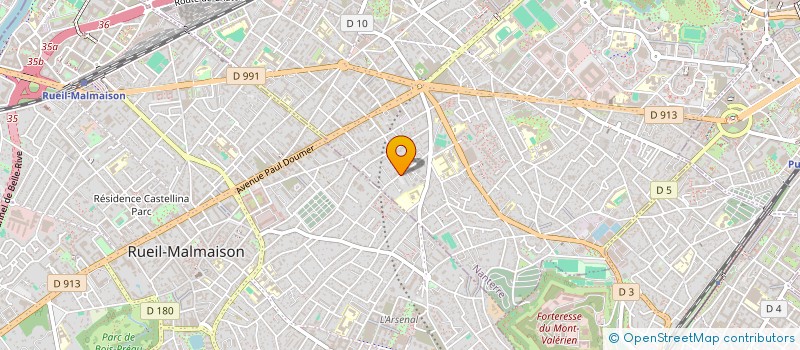 localisation de l'entreprise GROS / SIN  NANTERRE