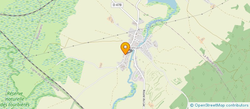 localisation de l'entreprise GROS TP  BOUVERANS