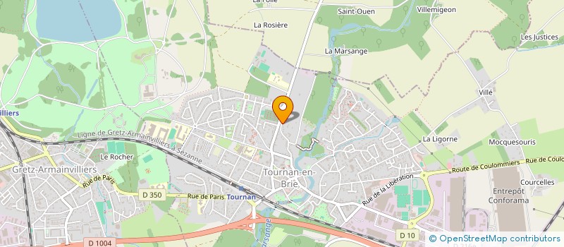 localisation de l'entreprise GROS VACARME PRODUCTION  TOURNAN-EN-BRIE