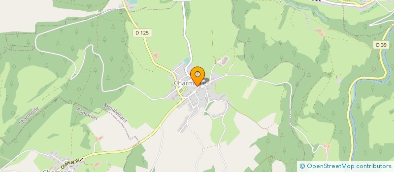 localisation de l'entreprise GROSBOIS  CHARMOILLE