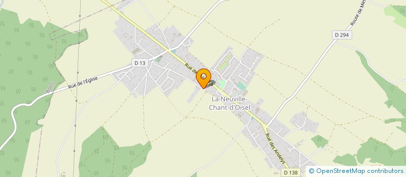 localisation de l'entreprise GROSBREUIL  LA NEUVILLE-CHANT-D'OISEL