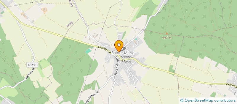 localisation de l'entreprise GROSCLAUDE FRERES à SAINTE-MARIE