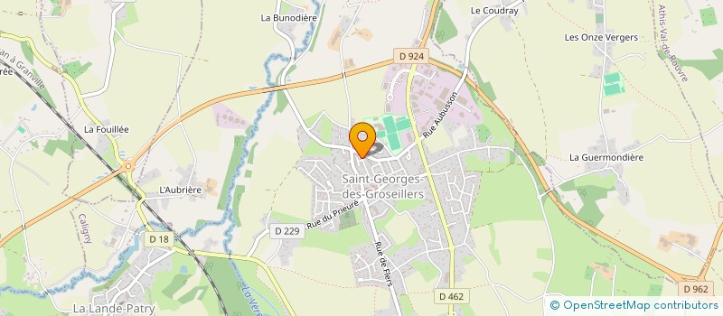 localisation de l'entreprise GROSEILLE à SAINT-GEORGES-DES-GROSEILLERS