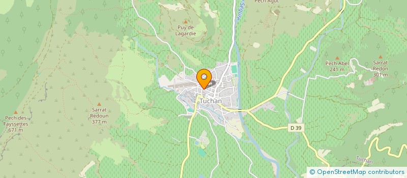 localisation de l'entreprise GROSEILLE  TUCHAN