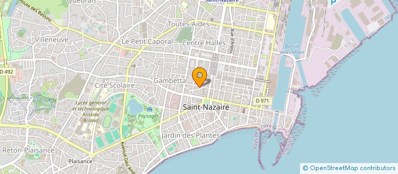 localisation de l'entreprise GROSJEAN INDIVISION  SAINT-NAZAIRE