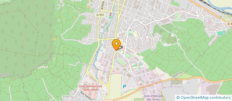 localisation de l'entreprise GROSJOCK  EPERNAY