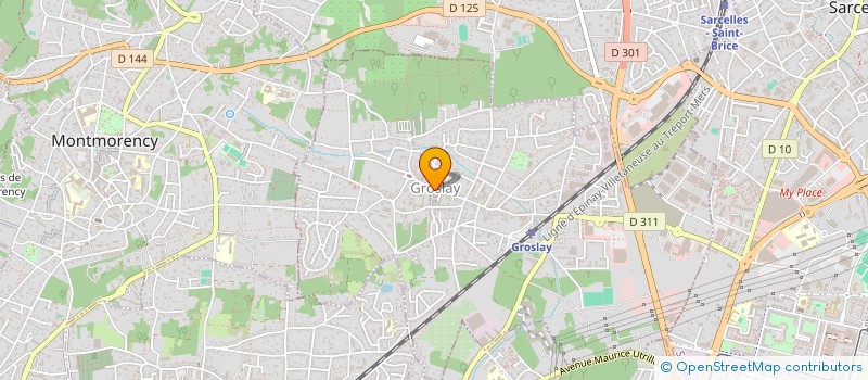 localisation de l'entreprise GROSLAY DANSE A DEUX  GROSLAY