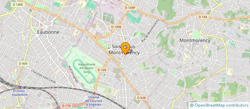 localisation de l'entreprise GROSLAY MARKET à SOISY-SOUS-MONTMORENCY