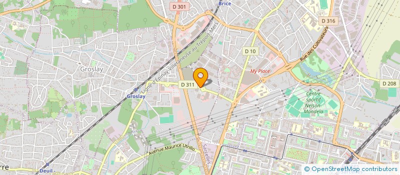 localisation de l'entreprise GROSLAYDIS à GROSLAY