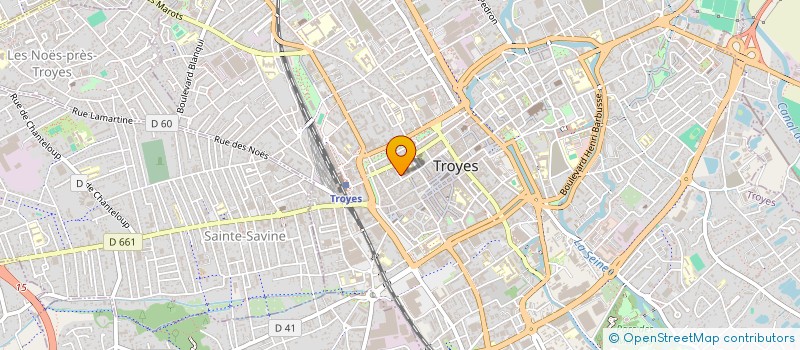 localisation de l'entreprise GROSLEY à TROYES