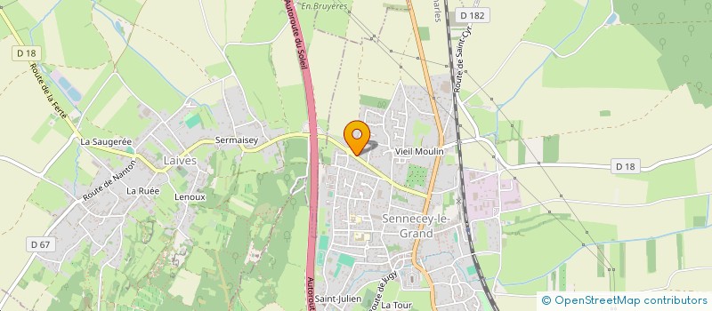 localisation de l'entreprise GROSNE ENTREPRISE à SENNECEY-LE-GRAND