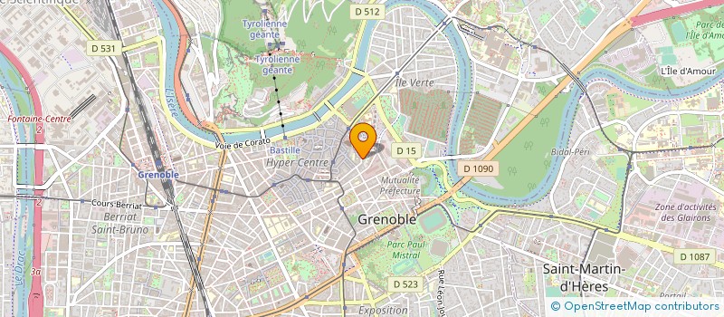 localisation de l'entreprise GROSPEILLET TALLARD BEVILACQUA ARCHITECTES à GRENOBLE