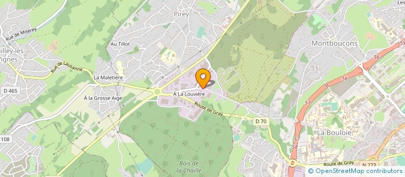 localisation de l'entreprise GROSPERRIN à PIREY