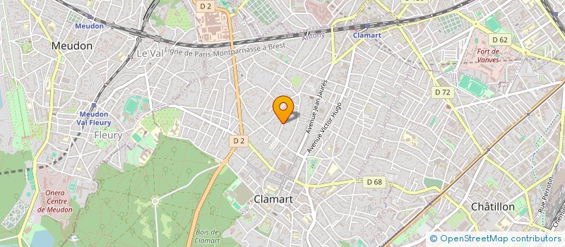 localisation de l'entreprise GROSS FAMILY HOLDING à CLAMART