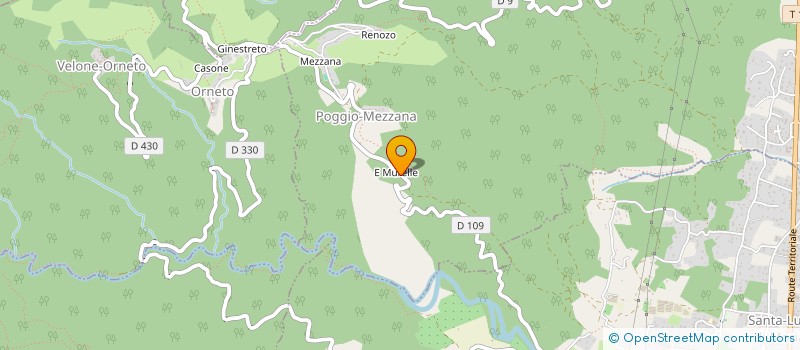 localisation de l'entreprise GROSSE PROD  POGGIO-MEZZANA