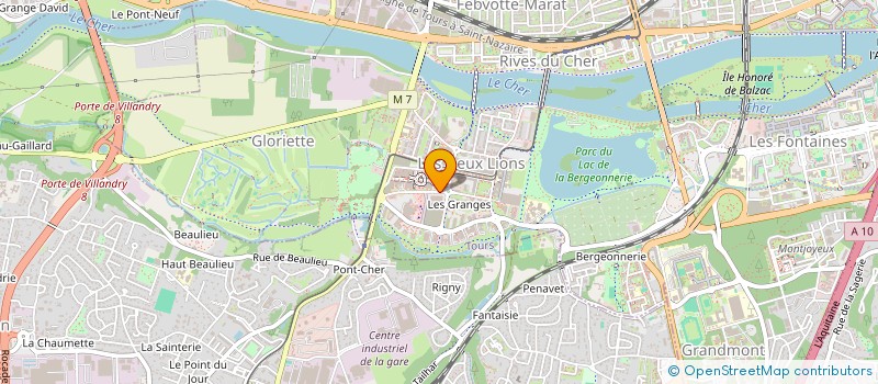 localisation de l'entreprise GROSSE TOUR 34  TOURS